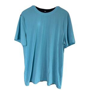 Lululemon Metal Vent Tech Short Sleeve Tee Active T-Shirt Blue  Mens Size XL